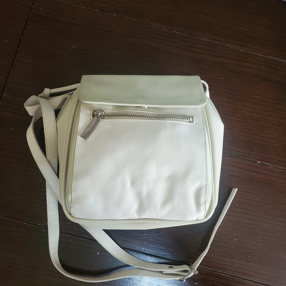 Peruzzi Cream Crossbody Bag